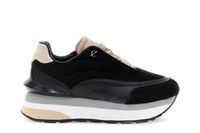 zapatillas de running de terciopelo y piel black 38