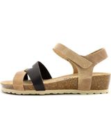 de 20 veinte trend sandalia velcros mabel arena - moka