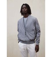 ecoalf para hombre mcmgajkwale00428s26-579 chaqueta wale gris m casual poliamida nylon reciclado