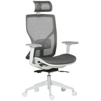 silla de oficina 67x65x128 cm gris