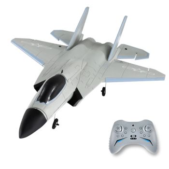 Flybear FX9631 J-35 Caza envergadura de 370 mm 2.4GHz 4CH giroscopio incorporado 3D/6G conmutables motor sin escobillas