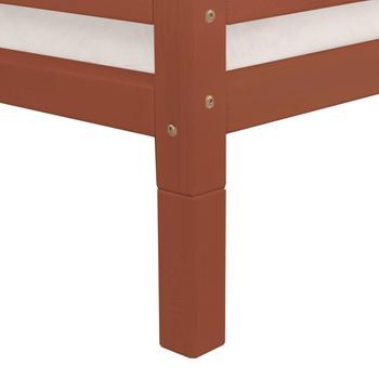 4 Pies De Cama De 20 Cm Foot Rojo Ladrillo