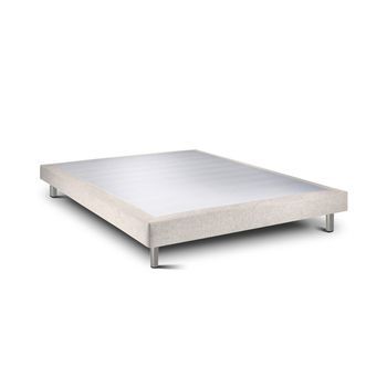 Base De Cama Rígida 15 Tribu  Pearl Metal 2x 200 X 80 Cm