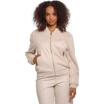 Rino & Pelle Chaqueta RINO PELLE Giubbino Bomber Bianco Crema Oro JONINA para mujer
