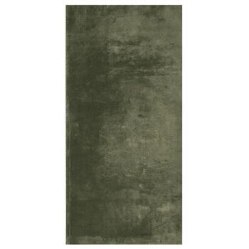 Alfombra Pelo Corto Suave Lavable Huarte Verde Bosque 100x200cm Vidaxl