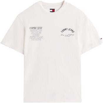 Tommy Jeans Camiseta Graphic Boroughs T-Shirt Ecru para hombre