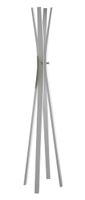 perchero de madera de haya blanco 182x42x42 cm