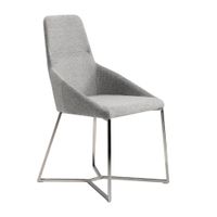 silla comedor tapizada tela