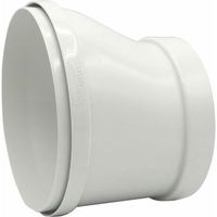 la ventilazione crce1510b reduccion excentrica para tubos redondos de o 150 a o 100 mm blanco