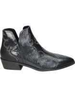 botines camperos skydiva glow negros con tacon 37
