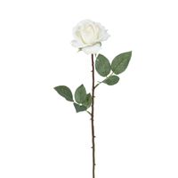 tallo de rosa artificial blanca h65