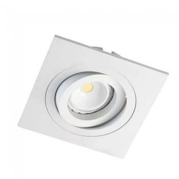 Empotrable de techo led classic cuadrado blanco (8w)