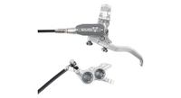 hope tech4 gr4 freno delantero manguera estandar plata   gris