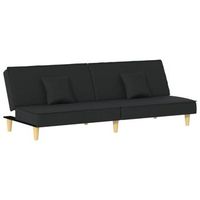 sofa cama  cama para adultos de tela negro