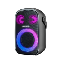 tronsmart halo 100 altavoz bluetooth 60w potente 5 luces led modos impermeable ipx6 altavoz exterior con bluetooth 53 para fiestas 18 horas de reproduccion sonido estereo