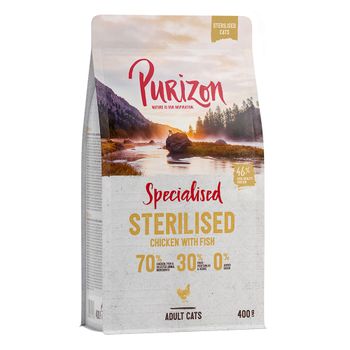 Purizon Adult Sterilised Grain-Free Chicken & Fish - 400g