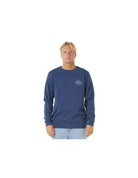 Sudadera Rip Curl Stapler Crew Hombre Azul