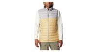 chaqueta sin mangas columbia powder lite beige gris
