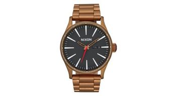 Reloj nixon sentry unisex bronce acero negro