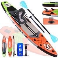 tabla de paddle surf duraero sup hinchable pvc 330x76x15cm rojo