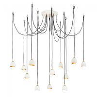 lampara colgante nula 12 luces