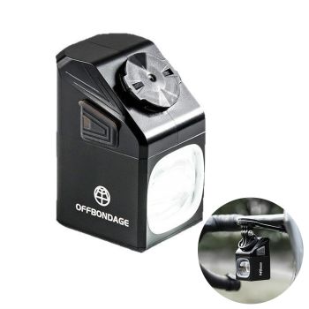 OFFBONDAGE N5 1000LM Faro inalámbrico para bicicleta con control remoto,carga Tipo C,luz delantera a prueba de agua IPX4