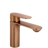 grifo de lavabo rea drop brush copper low