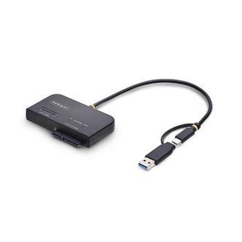 Base de conexión StarTech USB-C/USB-A NVMe M.2 y SATA 2,5/3,5