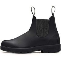 blundstone botas black leather silver glitter para mujer