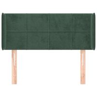cabecero cama mueble de dormitorio de terciopelo verde oscuro 93 x 16 x 7888 cm verde m020008638