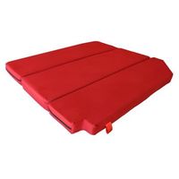 colchon para camper mercedes marco polo horizon - 5cm de grosor con hr 25kgm3 y 3cm de viscoelastica - rojo