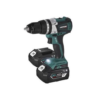 Taladro Percutor Brushless Vatton 20v 2 Baterías 4.0ah