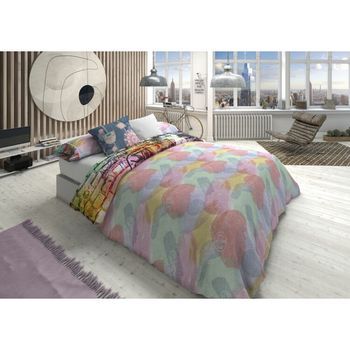 Juego De Funda Nórdica Lois Fame P. Gris Cama De 150/160 2 Piezas 3 Piezas