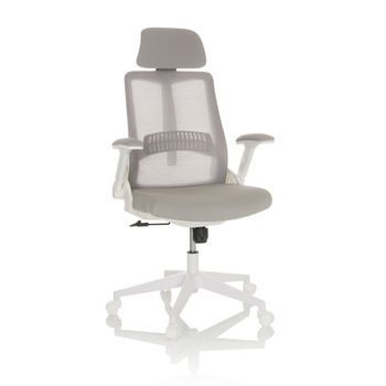 Silla De Oficina / Silla Giratoria Vendo W Malla / Tela Gris Hjh Office