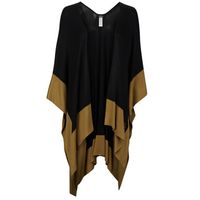 lauren ralph lauren bufanda tsu wt rn b poncho para mujer
