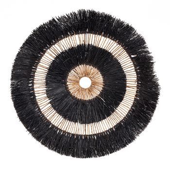 Decoración Pared Hoja Plátano Bazar Bizar Maurea 110 Cm - Negro