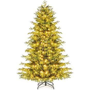 Arbol De Navidad Con Luces Incorporadas, Costway Arbol De Navidad Con Luces (746 Ramas - 180cm)