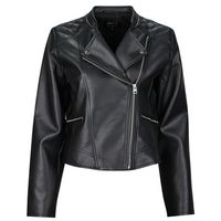 only cazadora de cuero onljill faux leather biker para mujer