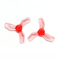4 pares de helices gemfan 1219 de 31mm con orificio de 08mm de 3 palas para motores brushless de drones rc fpv racing 0