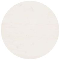 tablero de mesa redondo madera maciza de pino blanco o70x3 cm vidaxl
