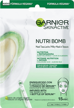 Garnier Skin Active Nutri Bomb Milky Mask Tissu Reparadora 1 ud