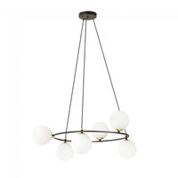lampara de techo laster opal 6 luces