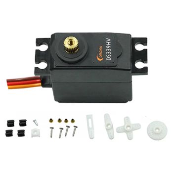Servo digital de engranajes metálicos Corona DS339HV 5.1kg / 0.13 seg / 32g