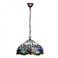 lampara colgante tiffany belle epoque