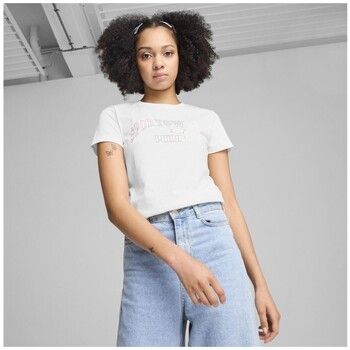Puma Camiseta Ess+ Logo Lab Tee para mujer