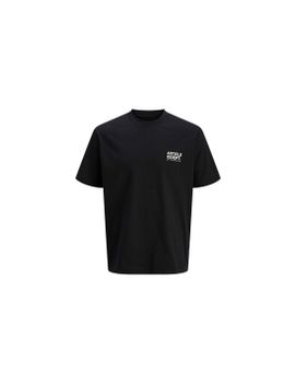 Camiseta Jack & Jones Jcodynamic Dust Ss Crew Neck Ln Hombre Negro
