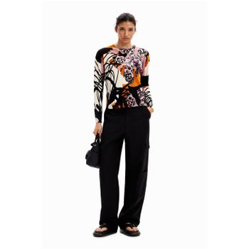 Desigual Jersey Blanco 24SWJF30-1001