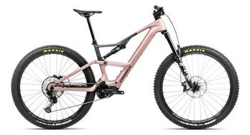 Orbea rise lt m20 mtb electrica de suspension total shimano slx 12s 630 wh 29   rosa del desierto carbono gris crudo 2025