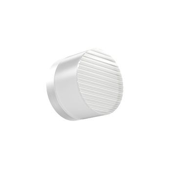 Aplique De Pared Led Beneito Faure Oma De 8 W, Ip65, Interruptor Cct 2000 K/2800 K/4000 K, Aplique Vintage De Aluminio, Blanco