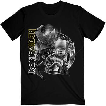 Iron Maiden Tops y Camisetas The Future Past Tour '23 Greyscale para mujer